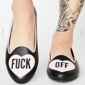 NIB Strange Cult "F*** Off" Flats